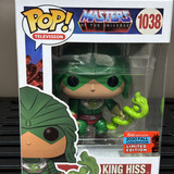 MOTU POP KING HISS NEW MIB $30