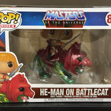 MOTU POP HE-MAN AND BATTLECAT MIB $40