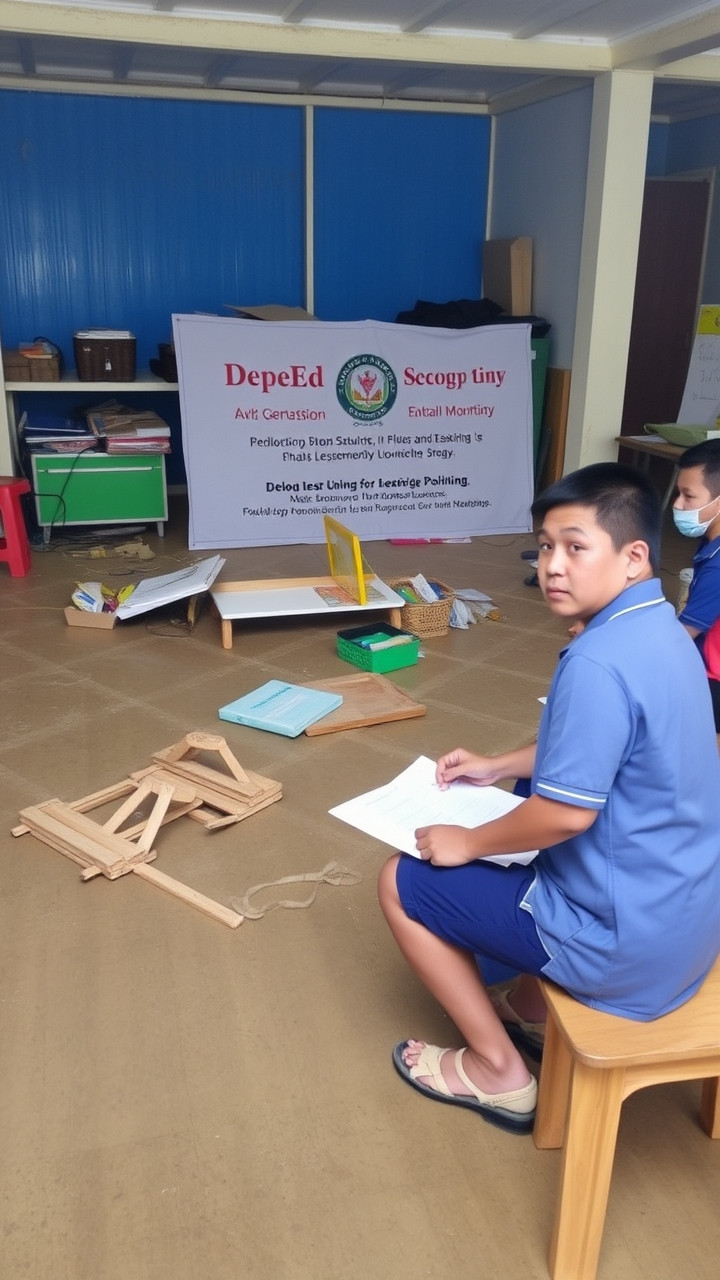 DepEd boosts disaster recovery with learning hubs in Cebu, Masbate