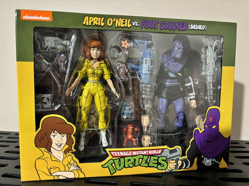 NECA CARTOON APRIL O'NEIL AND FOOT SOLDIER MISB $100.jpg