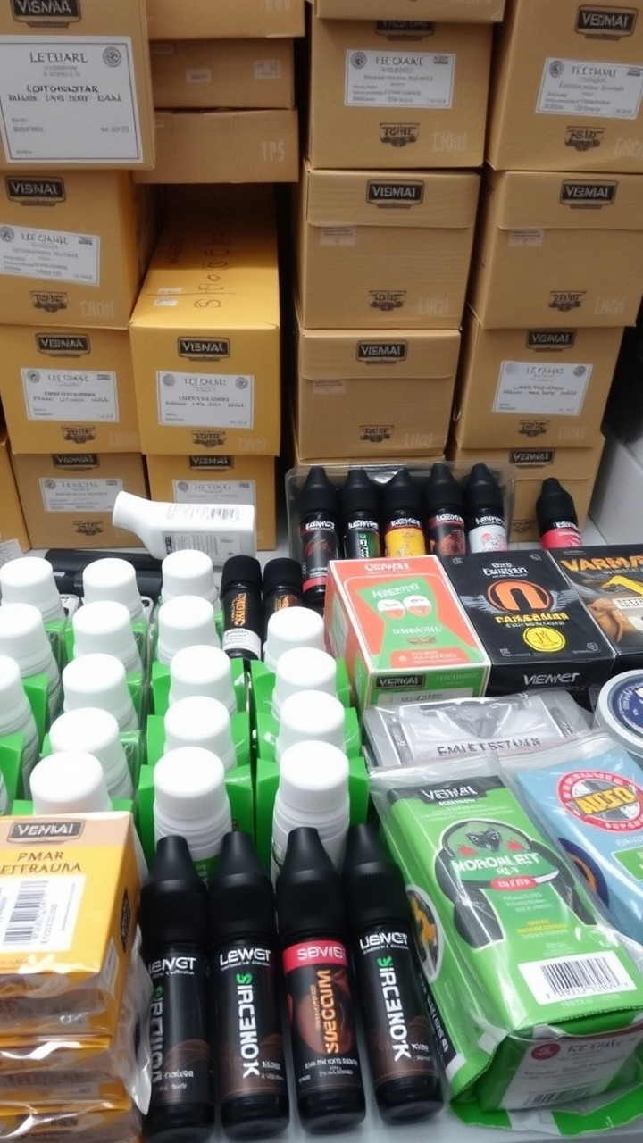 P3.6M worth of illegal vape products seized