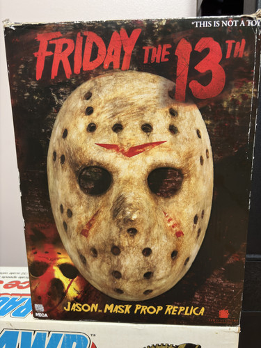 FRIDAY THE 13TH JASON DISPLAY MASK MIB $40