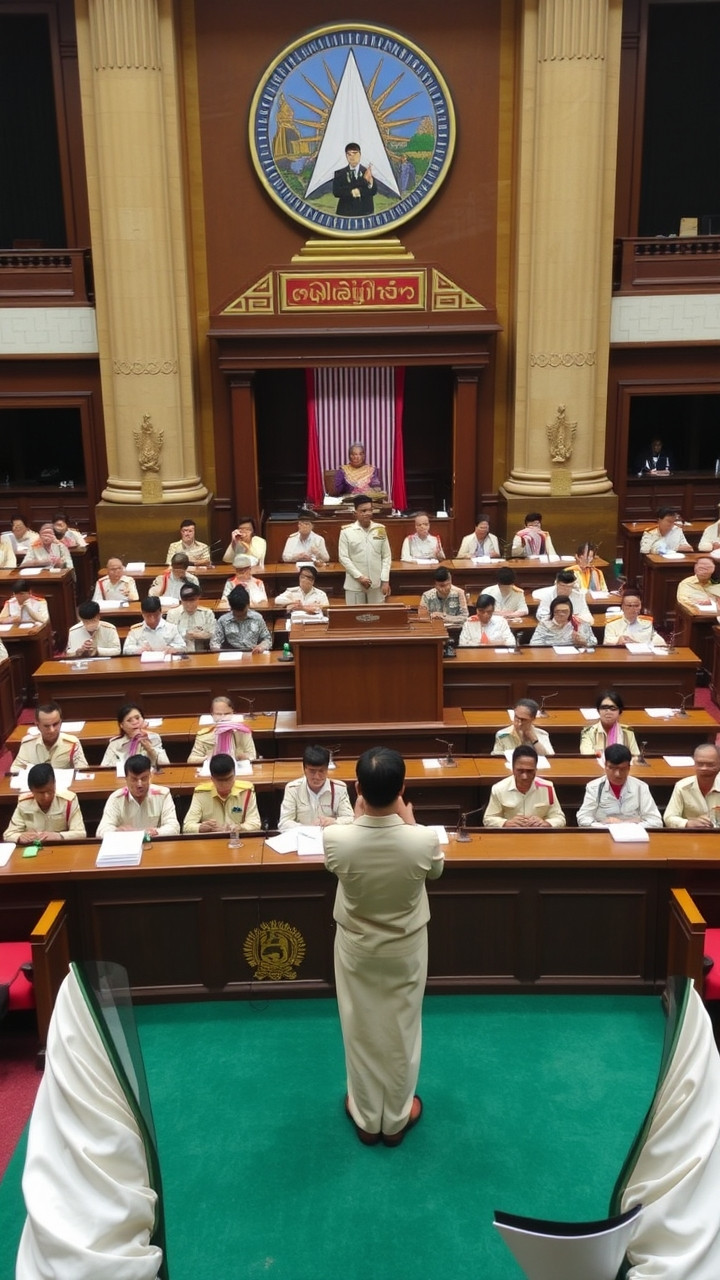 Myanmar's post-coup parliament sits packed with junta allies