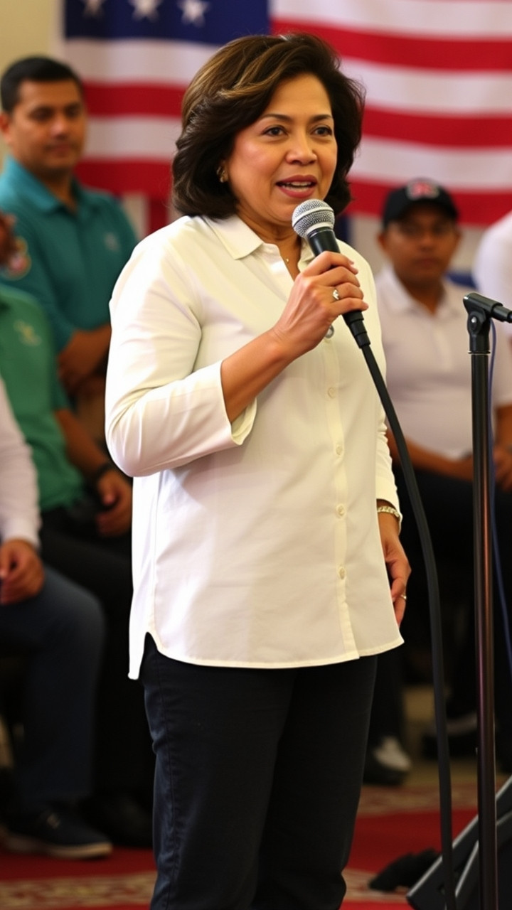 VP Sara Marcos has many shortcomings
