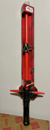 DISNEY STORE STAR WARS KYLO REN LIGHT SABER LIGHTS & SOUND MIB $60.jpg