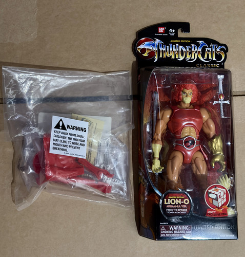 BANDAI CLASSIC THUNDERCATS EXCLUSIVE RED LION-O MISB $100