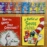 DR. SEUS COLLECTION SILVER PLATED ORNAMENTS AND BOOKS NEW $100