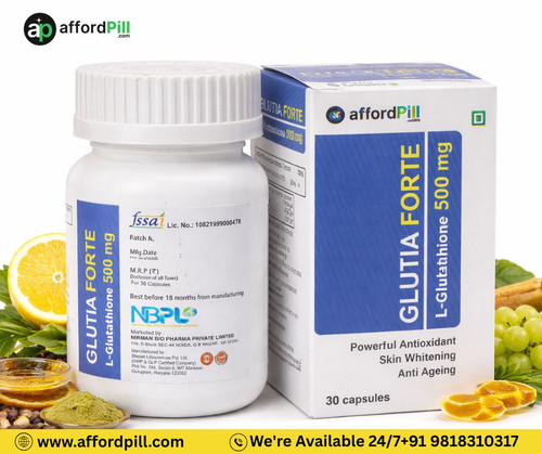 Glutia Forte Capsules are widely used as a skincare supplement that supports overall skin health, brightness, and anti-aging benefits. The formula is known for its antioxidant properties, which help protect the body from oxidative stress—a major factor behind dull skin and early signs of aging.

Available on AffordPill, Glutia Forte offers a convenient way to include antioxidant support in your daily routine. The platform ensures genuine products, secure transactions, and fast delivery, making it easier to access trusted supplements online.

For skin whitening support, Glutia Forte works by helping maintain the body’s natural balance and supporting clearer, more even-looking skin tone. Antioxidants play an important role in reducing the impact of environmental factors like pollution and sun exposure, which can affect skin appearance.

When it comes to anti-aging, Glutia Forte may help support healthier-looking skin by contributing to improved texture and overall radiance. It is often used alongside a proper skincare routine, hydration, and a balanced diet.

For best results, consistent use is important. Always follow recommended guidelines and consult a healthcare professional if needed. Glutia Forte Capsules, available on AffordPill, may help support brighter, healthier, and more youthful-looking skin over time.

Order Now:-https://www.affordpill.com/products/glutia-forte
E-mail :-info@affordpill.com
Address :-  D-67, Sector-6, Noida, Uttar Pradesh - 201301
Content No:- +91 9818310317
