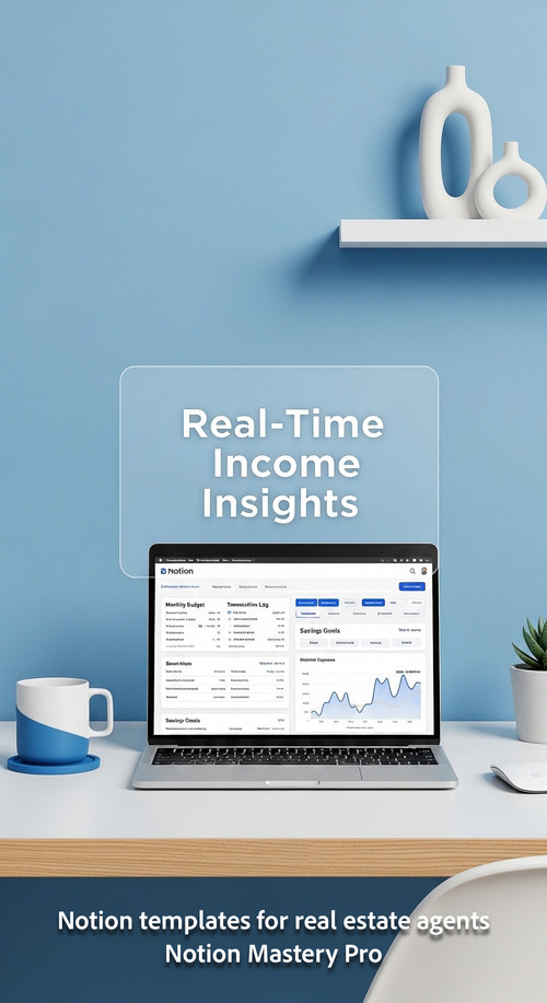 Minimalist workspace with a clean blue and white aesthetic screen showing a comprehensive Notion fin.jpg