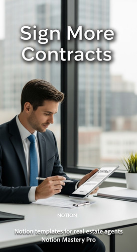 Real estate agent in a tailored suit reviewing a contract on a tablet in a modern office with a subt.jpg