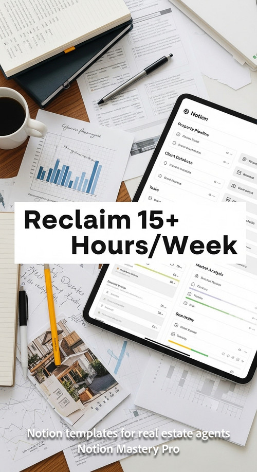 Split screen Left side messy papers right side clean iPad with a Notion template for real estate int.jpg
