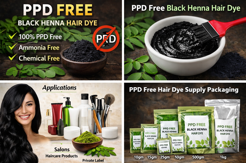 PPD Free Black Henna Hair Dye Manufacturer: A Safer Innovation for the Global Hair Color Industry.png