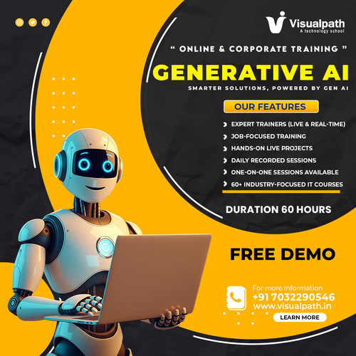 Visualpath hosts an industry-aligned Gen AI Online Training via our specialized digital classroom. We offer corporate training solutions to prepare a global audience for the future of work. Our Generative AI Courses Online focus on prompt engineering and model fine-tuning. You will also gain deep insights during the Generative AI Training curriculum. Lead the next wave of technological innovation with us. Call +91-7032290546.
WhatsApp: https://wa.me/c/917032290546
Visit: https://www.visualpath.in/generative-ai-course-online-training.html
Visit our Blog: https://visualpathblogs.com/category/generative-ai-genai/
