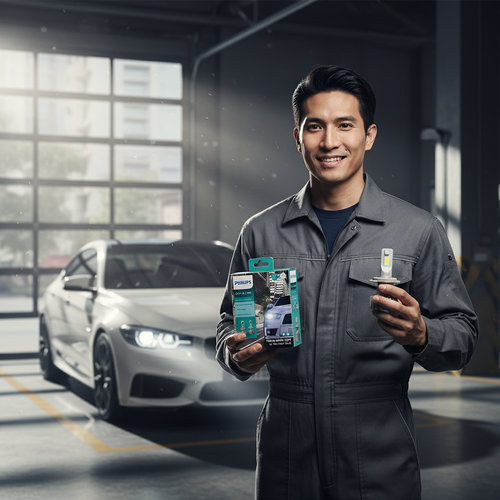 Bo 2 bong den pha Philips Ultinon Pro5000 LED H3 11336 U50CW X2 15W 13 (1).png