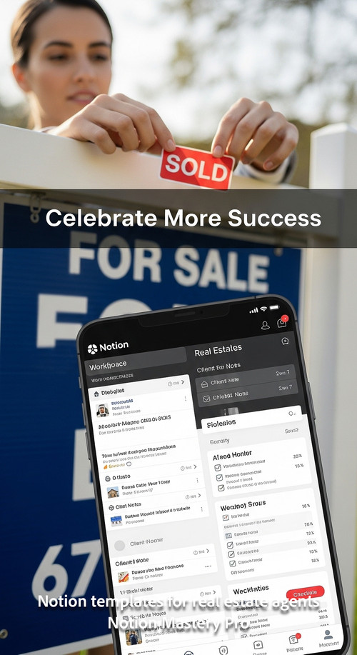 Blurred background of a real estate agent placing a Sold sticker on a sign foreground screen with No.jpg