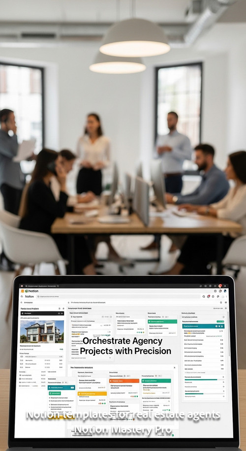 Blurred interior of a busy real estate agency workspace with diverse agents foreground laptop displa.jpg