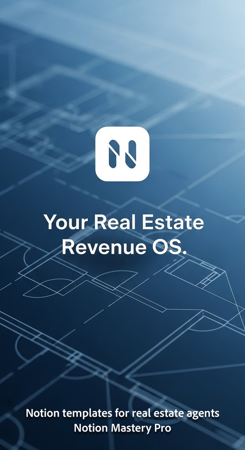 Minimalist architectural blueprint background cool blue aesthetic with a floating Notion icon Overla.jpg