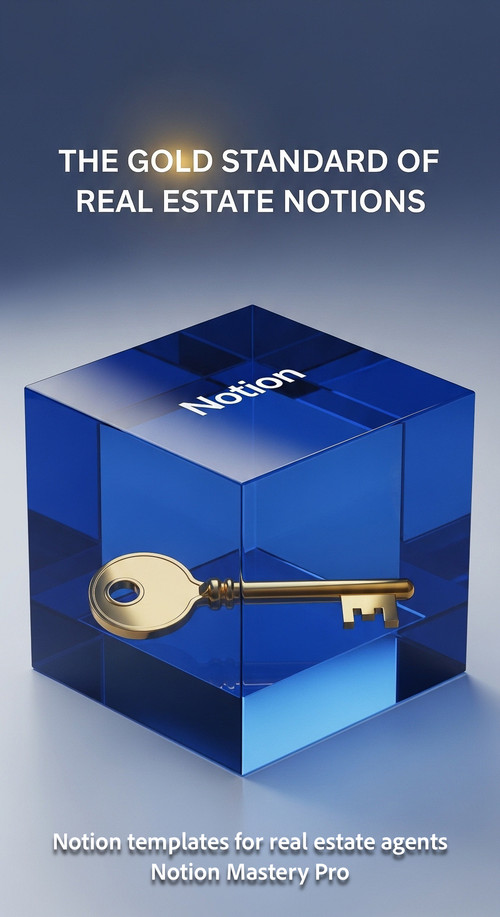 Minimalist 3D render of a golden key inside a blue glass box with a Notion logo Overlay The Gold Sta.jpg
