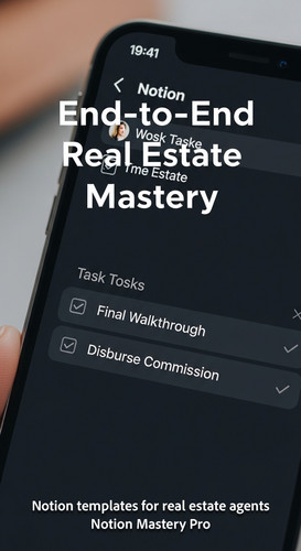 Close up of a smartphone showing a Notion task list Final Walkthrough Disburse Commission Overlay En.jpg