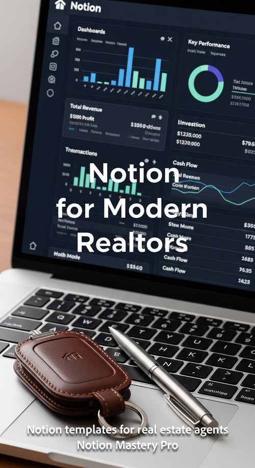 Close up of a highquality leather key fob and a pen next to an open laptop showing a detailed Notion.jpg