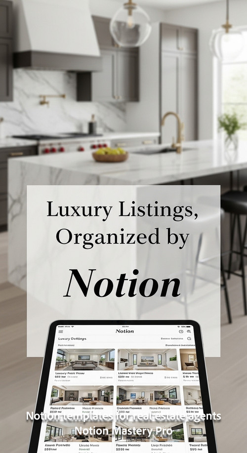 Blurred modern kitchen with marble islands foreground iPad showing a Notion property listing Overlay.jpg