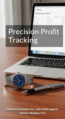 Close up of a designer watch and a fountain pen on a desk with a MacBook showing a Notion commission.jpg