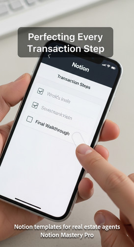 Close up of a hand checking off a Final Walkthrough task on a Notion mobile checklist Overlay Perfec.jpg