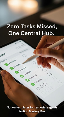 Close up of a hand checking off tasks on a digital checklist on a tablet displaying Notions clean gr.jpg