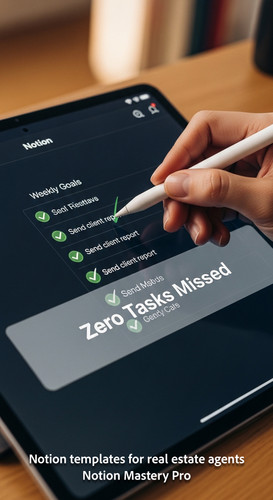 Close up of a hand checking off tasks on a digital checklist on a tablet displaying Notion Overlay Z.jpg
