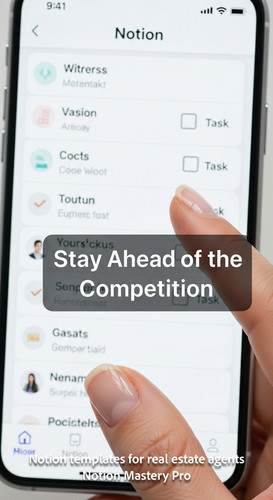 Close up of a hand checkmarking a task in a Notion mobile app Overlay Stay Ahead of the Competition .jpg