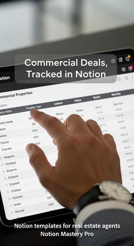 Close up of a hand scrolling through a Notion database of commercial properties Overlay Commercial D.jpg
