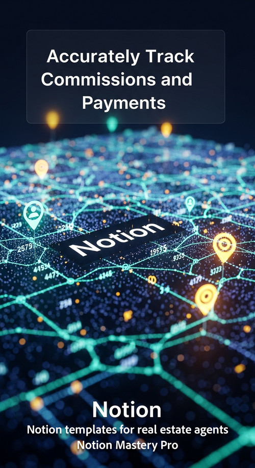 Abstract visualization of commission payment numbers connected to transaction milestones within a gl.jpg