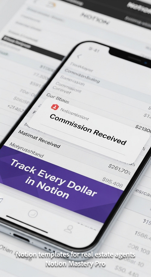 Close up of a smartphone notification Commission Received over a blurred Notion database Overlay Tra.jpg