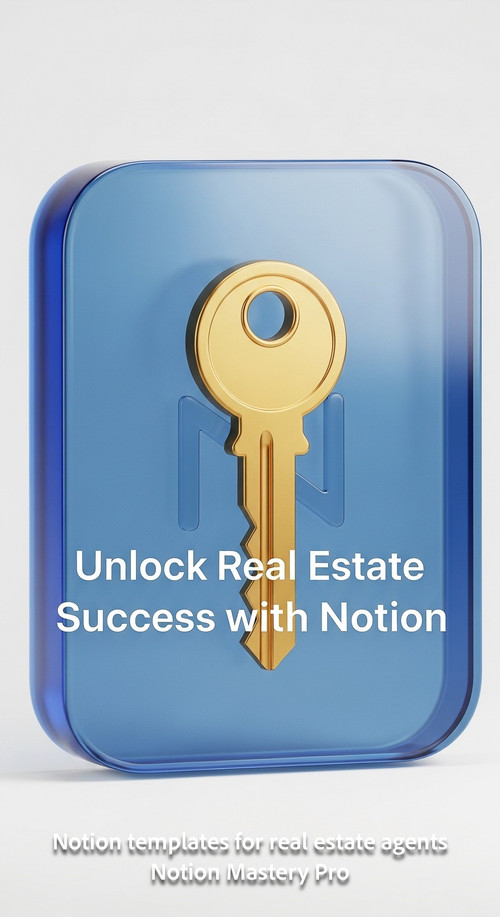Minimalist 3D icon of a golden key inside a blue glass box with a subtle Notion N Overlay Unlock Rea.jpg