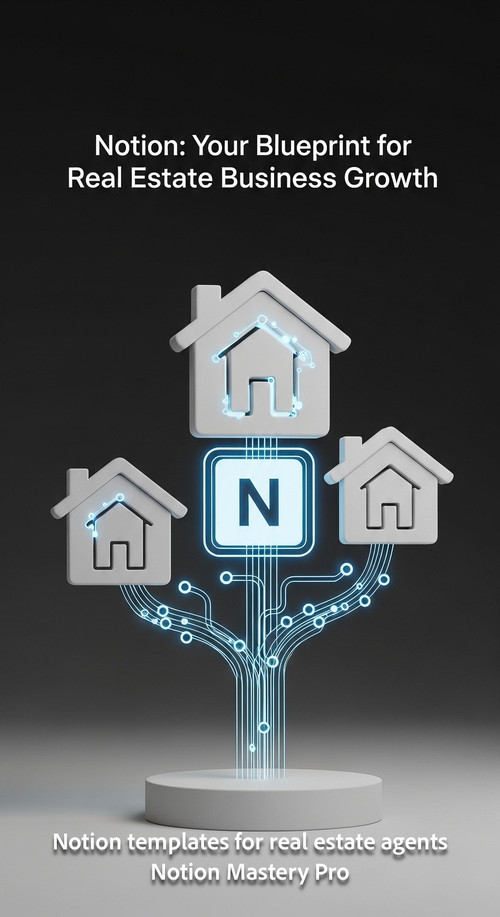 Minimalist 3D icon of a growing tree with houseshaped leaves connected by glowing blue data lines an.jpg