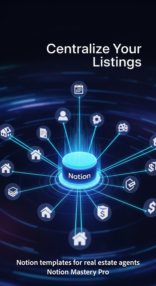 Abstract visualization of diverse properties connected by glowing blue lines to a central database h.jpg