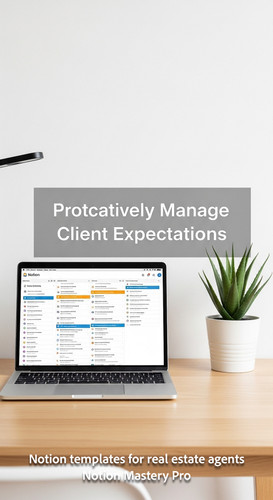 Minimalist workspace with a clean aesthetic and a single succulent screen showing a detailed Notion .jpg