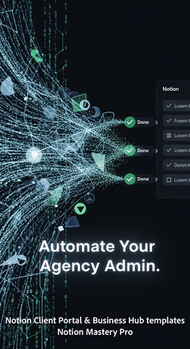 51 Abstract visualization of data streams transforming into Done icons in a Notion list Overlay Auto.jpg