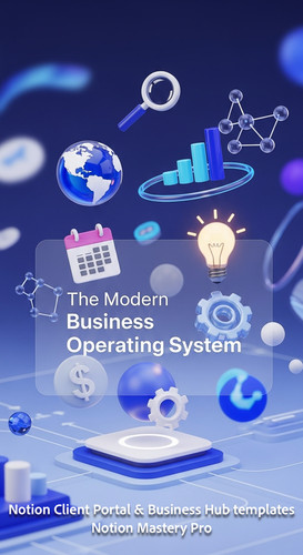 299 Abstract 3D render of business icons floating in a digital Notion SaaS Hub environment Overlay T.jpg