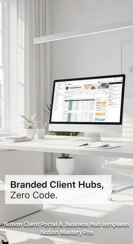 130 Minimalist white office interior with a monitor displaying a Notion Client Dashboard and a custo.jpg
