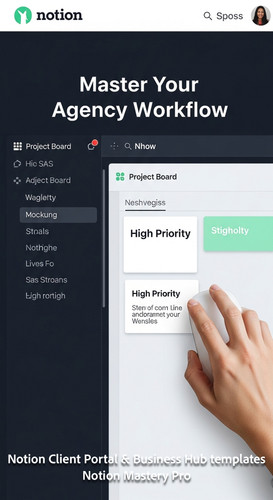 131 Hand using a mouse to move a High Priority card in a Notion Project Board with a clean SaaS UI O.jpg
