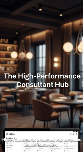 137 Blurred interior of a luxury coworking space foreground screen with a Notion Business Hub sideba.jpg