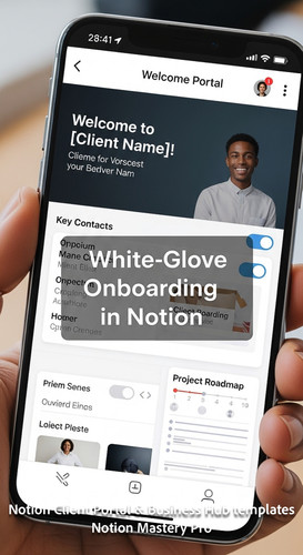 40 Closeup of a smartphone displaying a Notion Welcome Portal for a new client Overlay WhiteGlove On.jpg