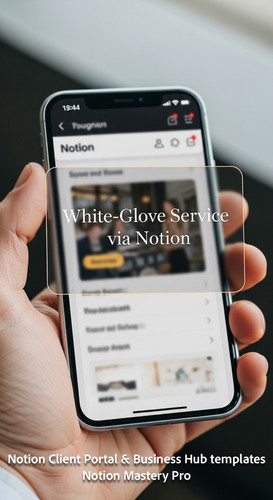 181 Closeup of a smartphone displaying a Notion Client Welcome portal for a new highend user Overlay.jpg