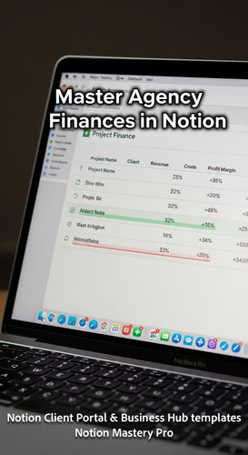 43 Closeup of a MacBook Pro showing a Notion Project Finance database with profit margins Overlay Ma.jpg