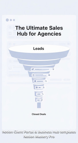 62 Abstract visualization of a funnel converting Leads into Closed Deals in Notion Overlay The Ultim.jpg