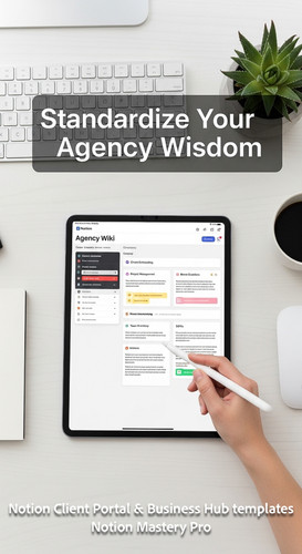 324 Topdown desk view Professional aesthetic iPad Pro and a stylus pointing at a Notion Agency Wiki .jpg