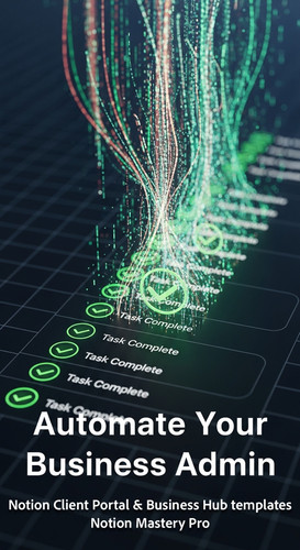 192 Abstract visualization of data streams transforming into Task Complete icons in a Notion list Ov.jpg