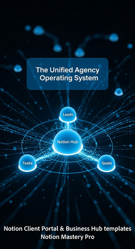 227 Abstract visualization of glowing blue nodes connecting Leads Tasks and Goals to a Notion hub Ov.jpg