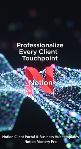 273 Abstract visualization of data nodes forming a Client Hub bridge with a prominent Notion N Overl.jpg